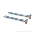 Din571 Hex Wood Screw Hex Head Wood Screws